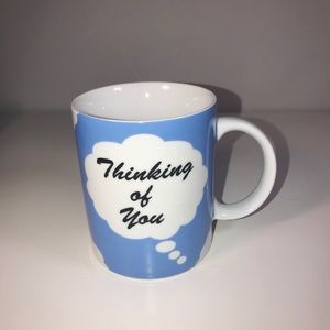 Thinking Of You Blue Coffee Mug Romantic Gift
